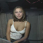 Cute girl caught flashing on hidden cam