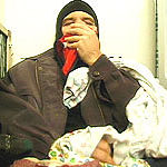 Ninja shuts her up using her own panties