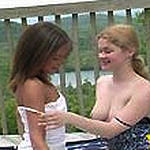 Delicious young lesbians having fun