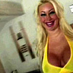 Multipurpose tits on this bimbo blonde