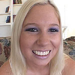 Blonde teengirl sucking black cock