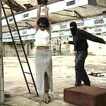 Flogging in an abandonded building