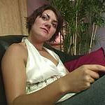 Cute brunette vixen sits on cock