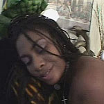 Pretty ebony babe in cornrolls in steamy fucking thrill