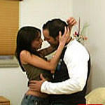 Fine brunette teen banging hard