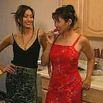 From the bedroom to the kitchen Asian lezzies licking and sucking