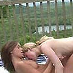 Muff-diving lesbians getting wild