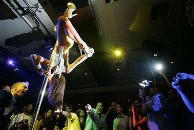 stripper on the pole