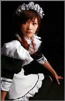 iMaid server in French maid costume